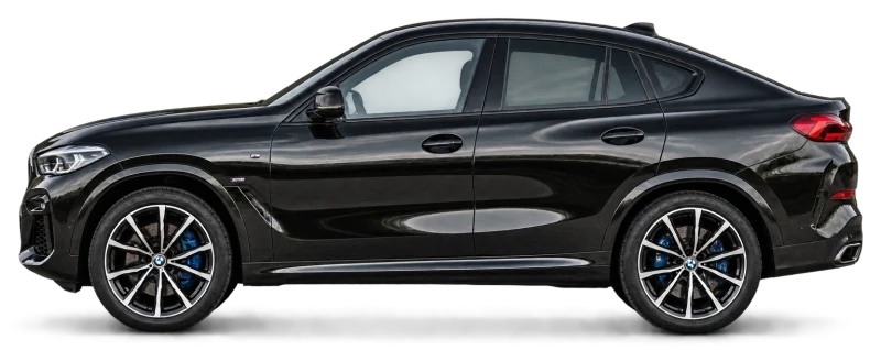 BMW X6, vedere laterală